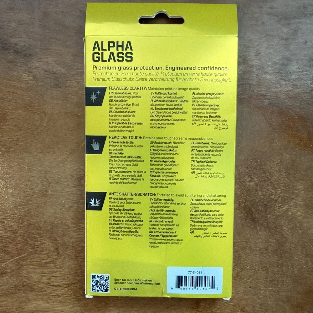 OtterBox ALPHA GLASS SERIES Screen Protector for iPhone 8 Plus/7 Plus/6s Plus VA